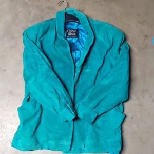 Ocean West Suede Jacket Retro 90s